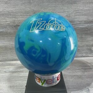 12 lbs 6 Oz Polyester Bowling Ball Brunswick T ZONE Teal Aqua BLUE NEW UNDRILLED